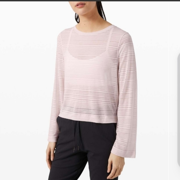 Lululemon Clear and Present Misty Pink Long Sleeve - Picture 11 of 12
